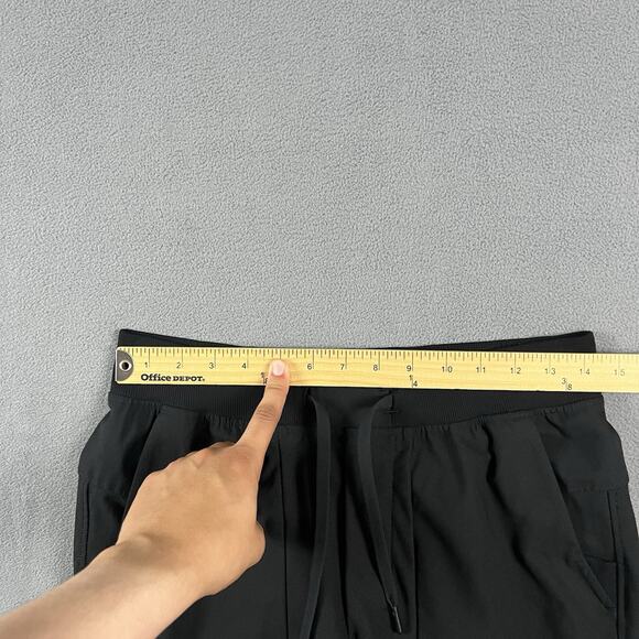 Lululemon Pants Men’s Medium Black ABC Joggers Athletic Nylon Drawstring Pockets - Picture 8 of 11